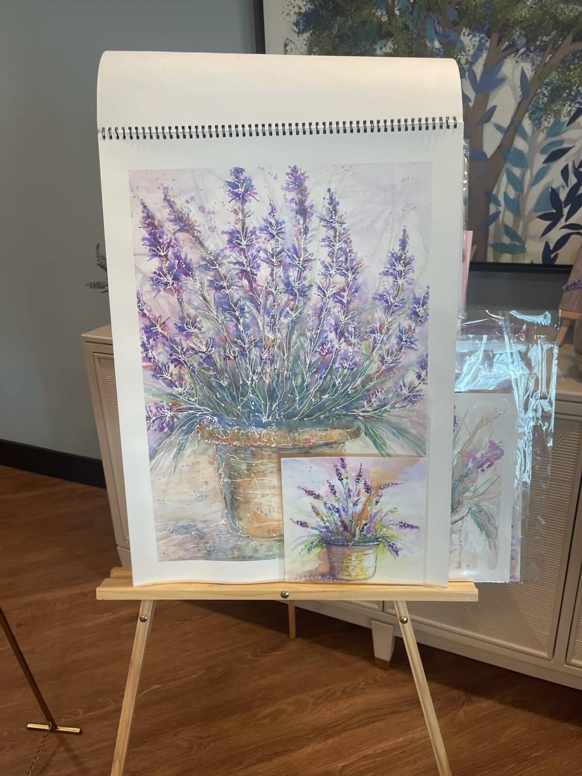 painting on display at Highpoint at Fort Mill